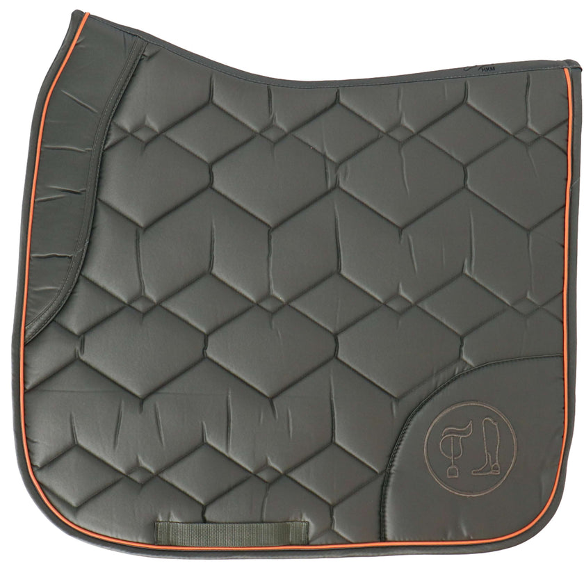 HKM Tapis de Selle Lyon Dressage Olive Vert