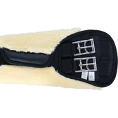 Catago Sangle de Dressage Faux Fur Noir