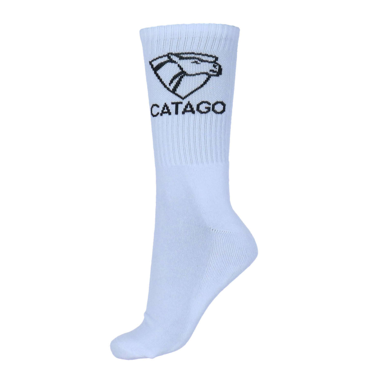 Catago Chaussettes Polly Logo Blanc