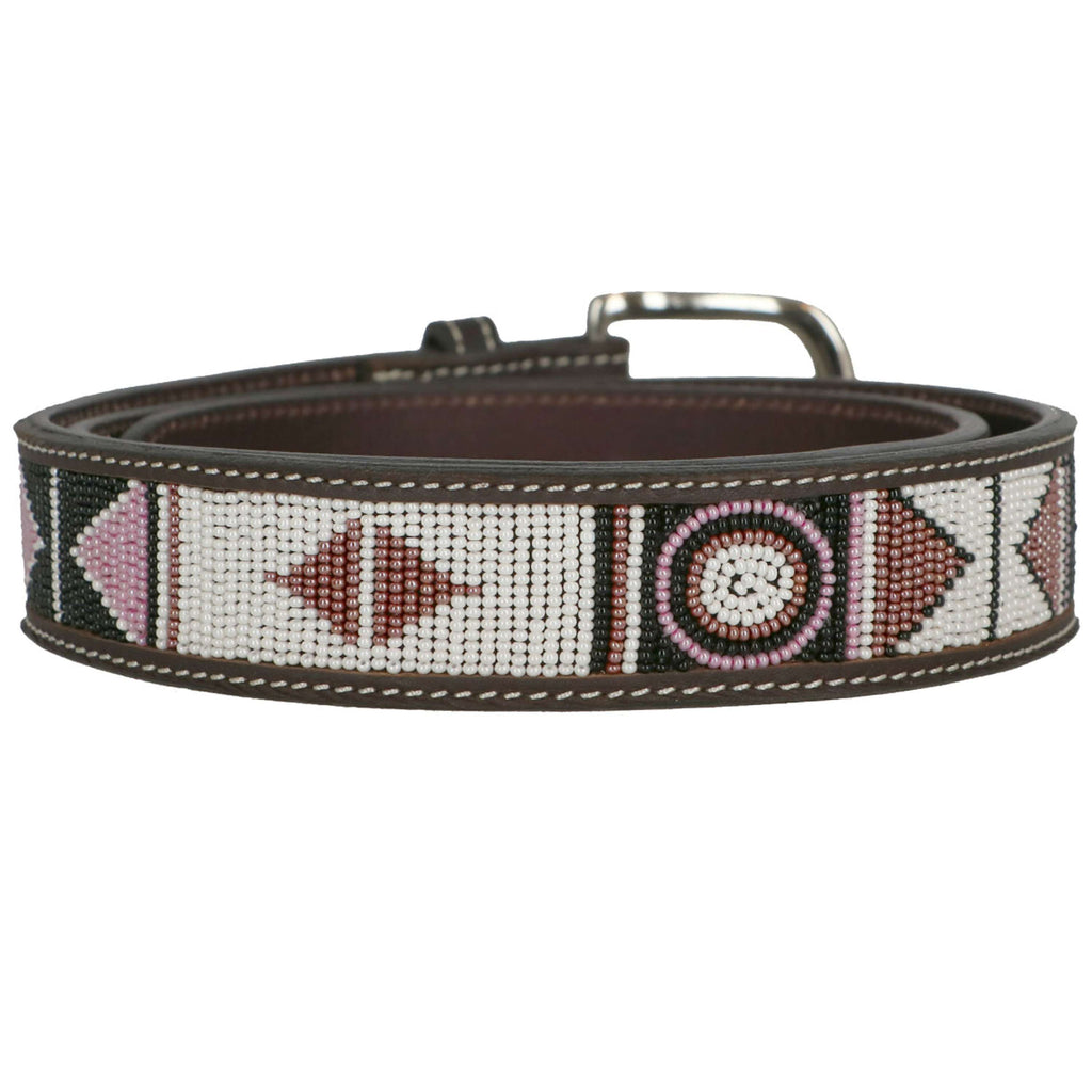 Pénélope Ceinture Pearl Havane/Rose