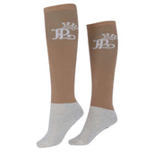 Pénélope Chaussettes d'Équitation Concours 2 Paar Taupe