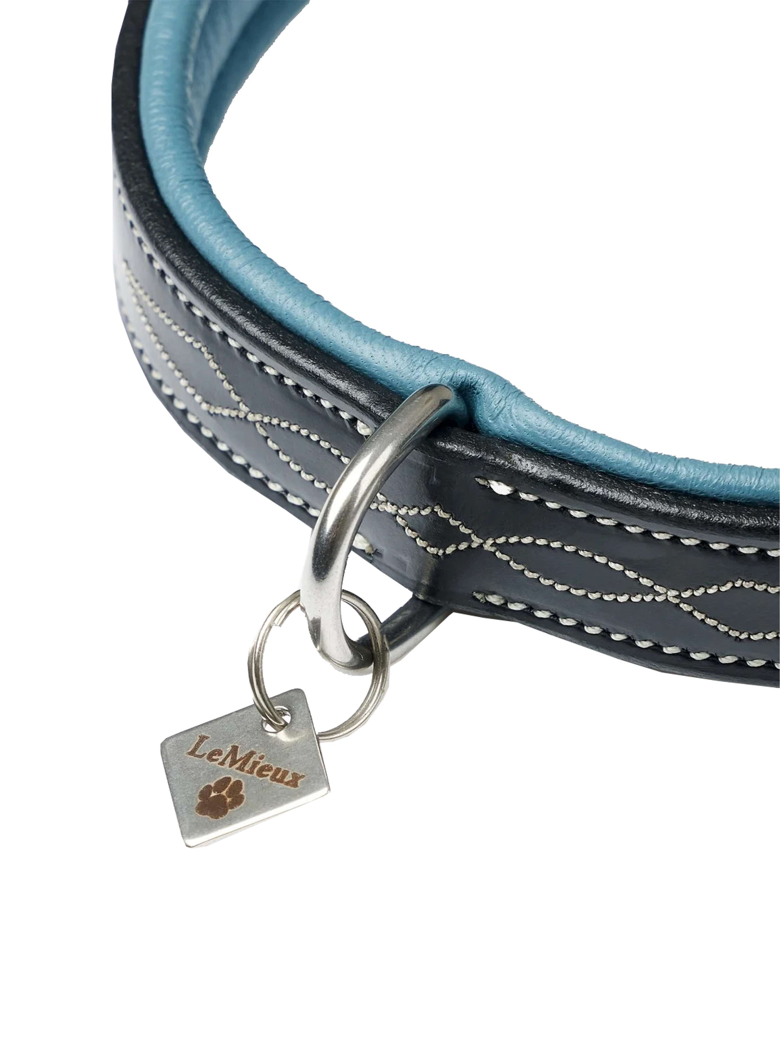 LeMieux Collier Windsor Padded Noir/Bleu