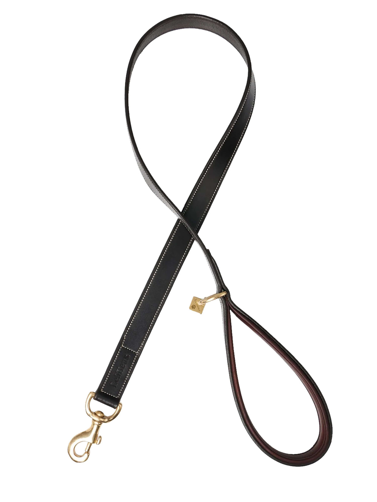 LeMieux Dog Leash Windsor Padded Marron