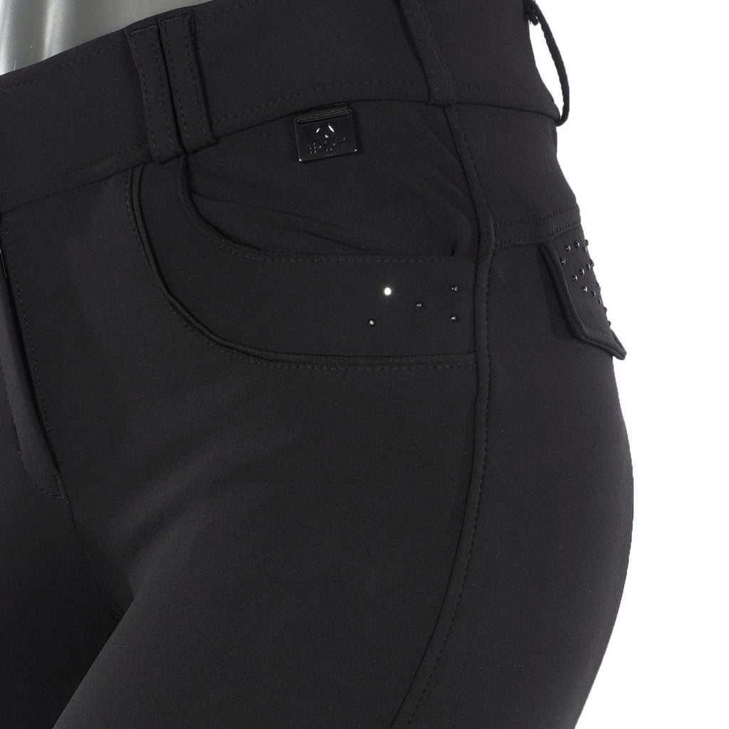 ELT Pantalon d'Équitation Kassandra Taille Haute Noir