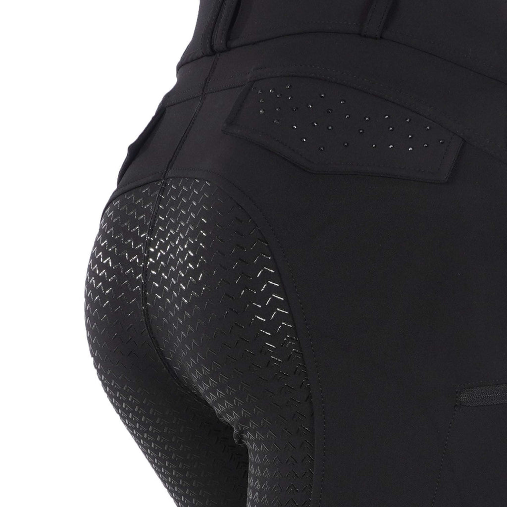 ELT Pantalon d'Équitation Kassandra Taille Haute Noir