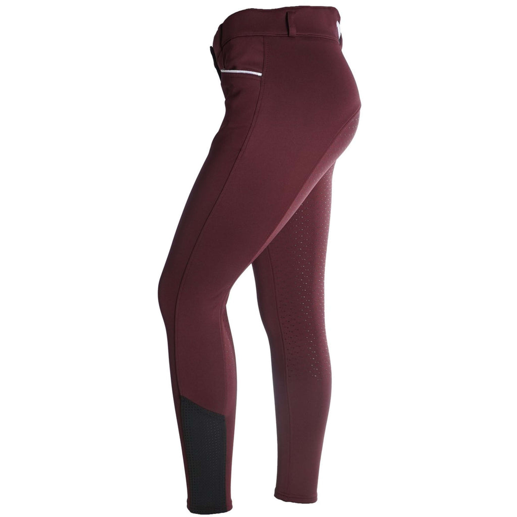 EQUITHÈME Pantalon d'Équitation Claudine Bordeaux