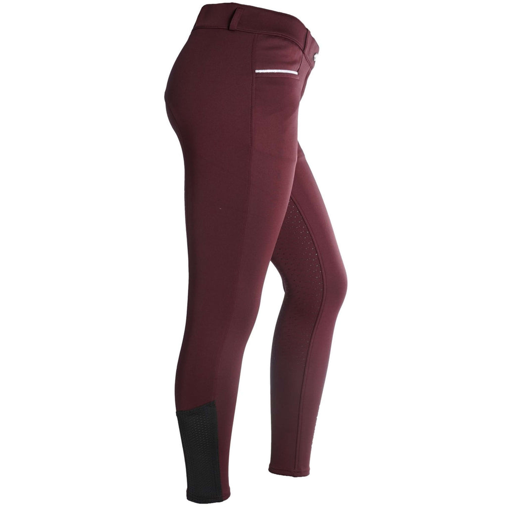 EQUITHÈME Pantalon d'Équitation Claudine Bordeaux