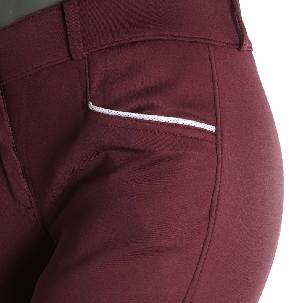 EQUITHÈME Pantalon d'Équitation Claudine Bordeaux