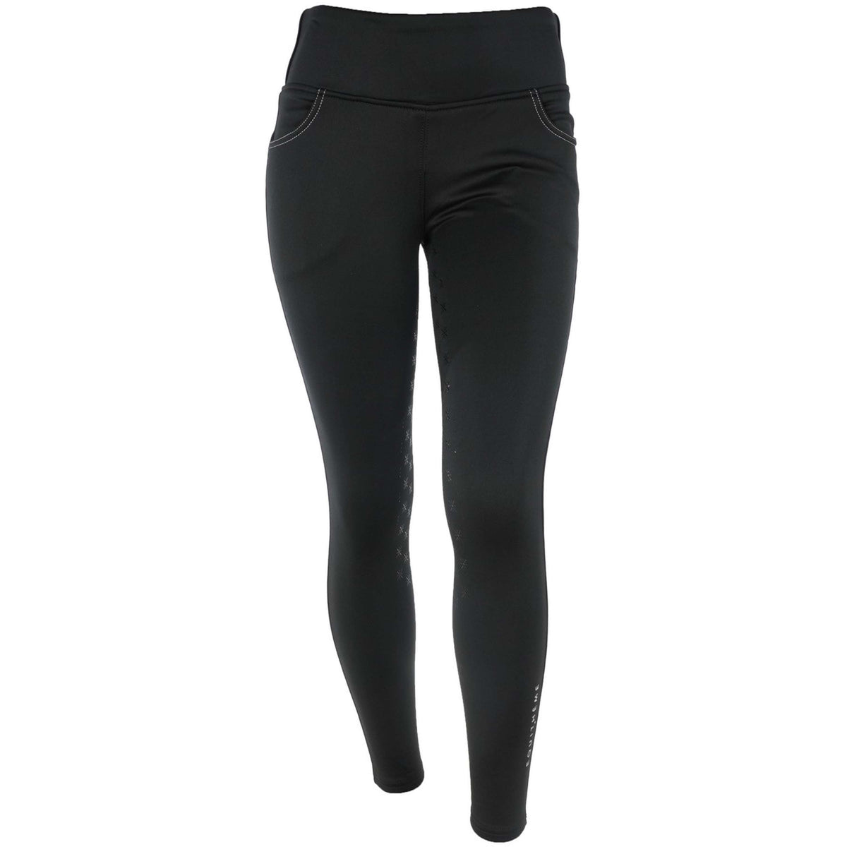 EQUITHÈME Legging d'Équitation Tatiana Noir