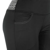 EQUITHÈME Legging d'Équitation Tatiana Noir