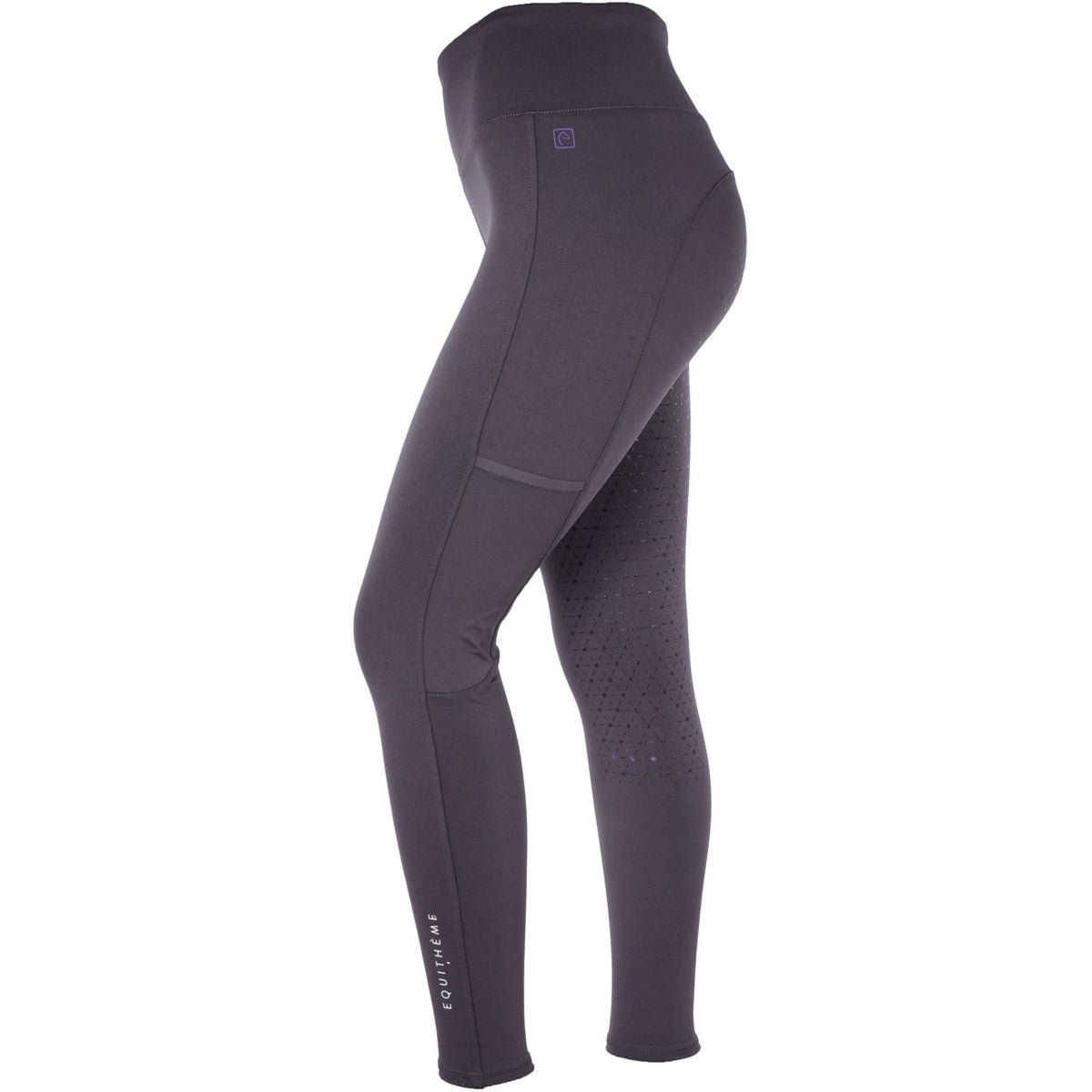 EQUITHÈME Legging d'Équitation Lyly Gris/Rose