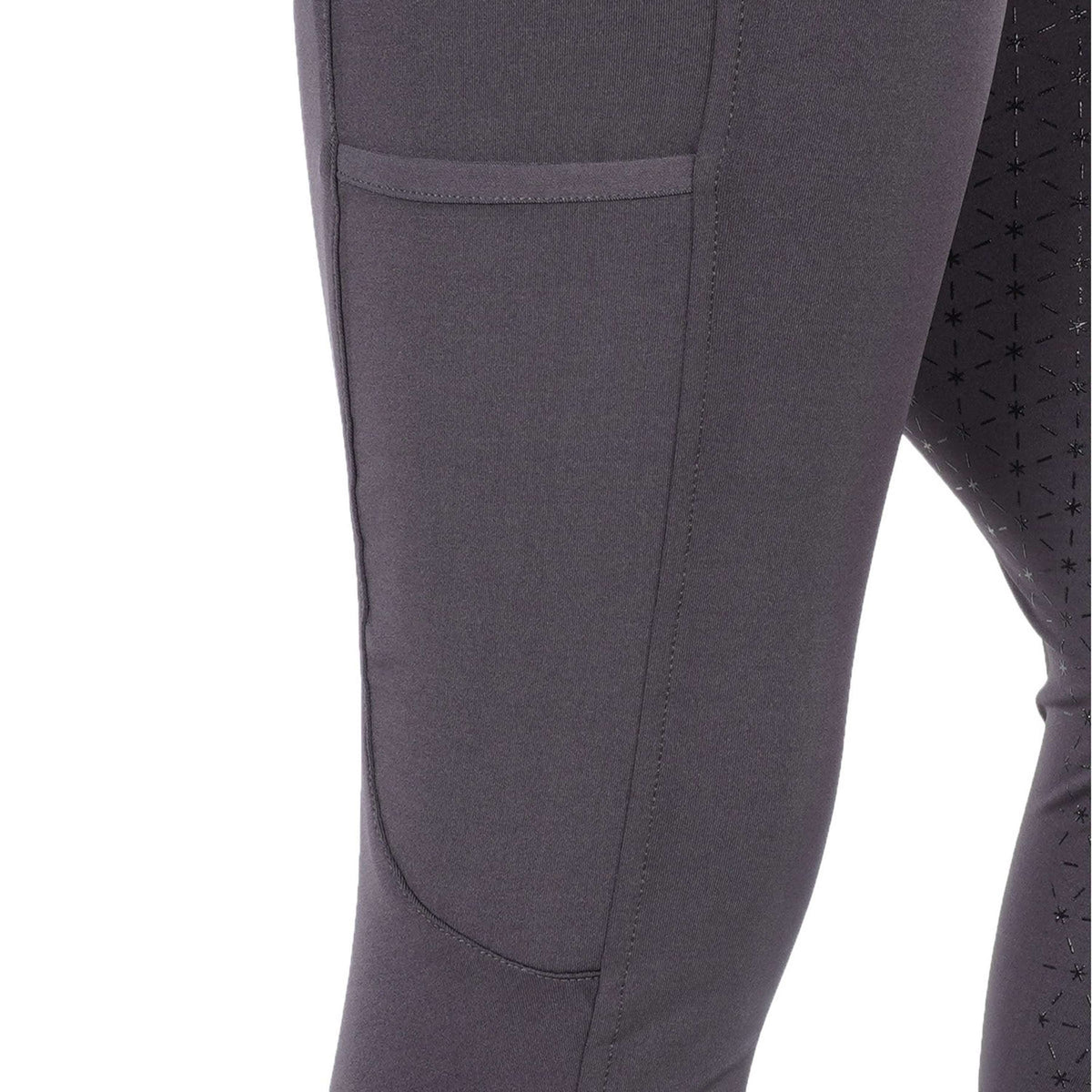 EQUITHÈME Legging d'Équitation Lyly Gris/Rose