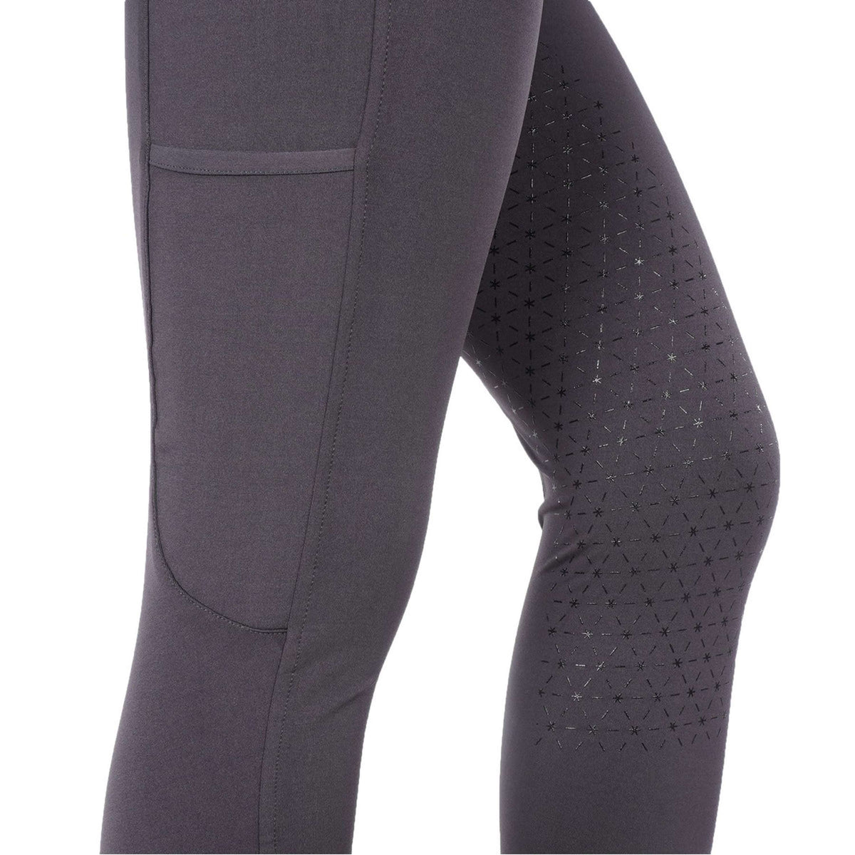 EQUITHÈME Legging d'Équitation Lyly Gris/Rose