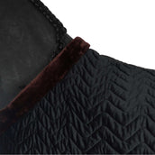 EQUITHÈME Couverture d'Écurie Velvet Teddy Noir