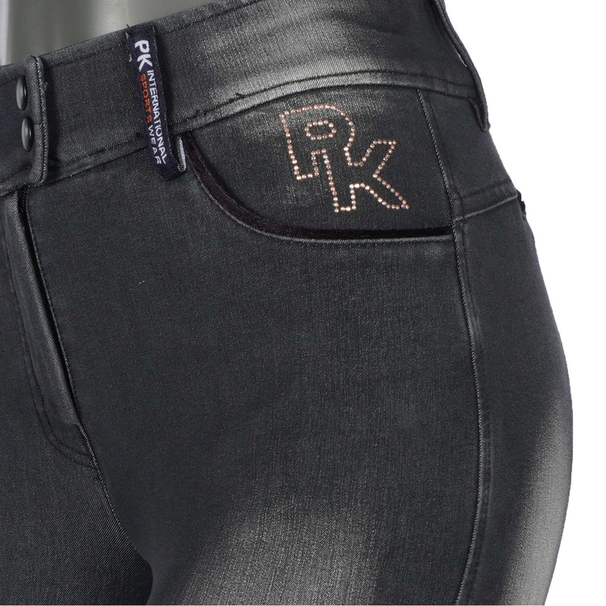 PK Pantalon d'Équitation James Poignée Genou Jean/Gris/Noir