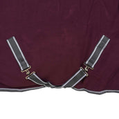 Weatherbeeta Couverture Polaire Cooler Combo Neck Maroon/Gris/Blanc