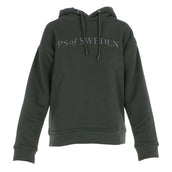 PS of Sweden Pull col Hoodie Angela Vert Foncé