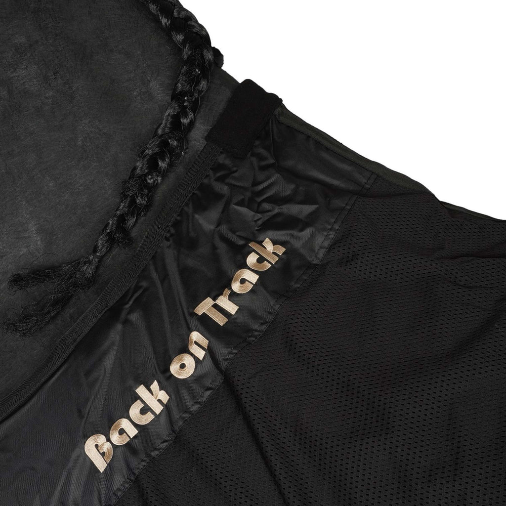 Back on Track Couverture à Mailles Royal Deluxe Noir