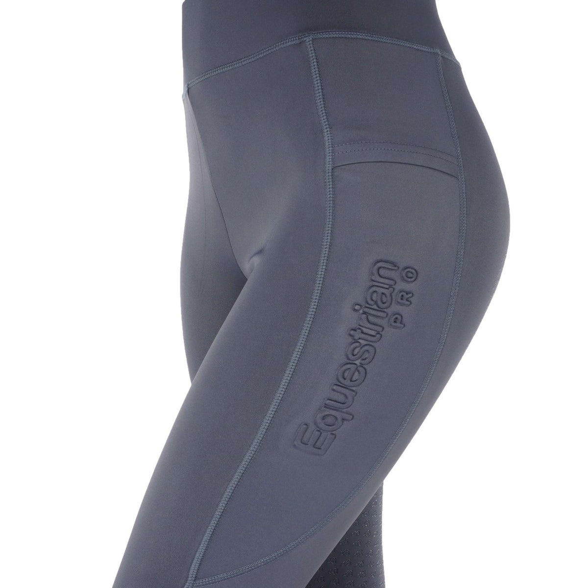 HORKA Legging d'Équitation Pro Embossed Anthracite