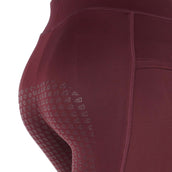 HORKA Legging d'Équitation Pro Embossed Wine