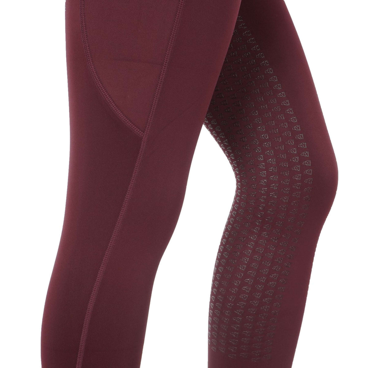 HORKA Legging d'Équitation Pro Embossed Wine