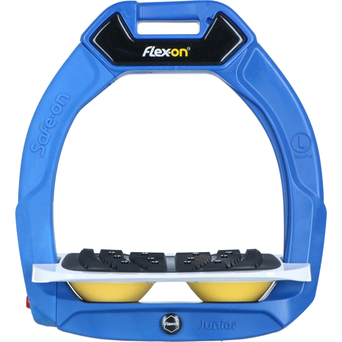 Flex-On Etriers de Sécurité Safe-On Junior Inclined Grip Bleu/Blanc/Jaune