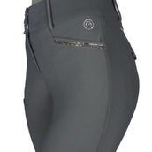 ANKY Pantalon d'Équitation Glance Silicone Fond de Peau Gris foncé