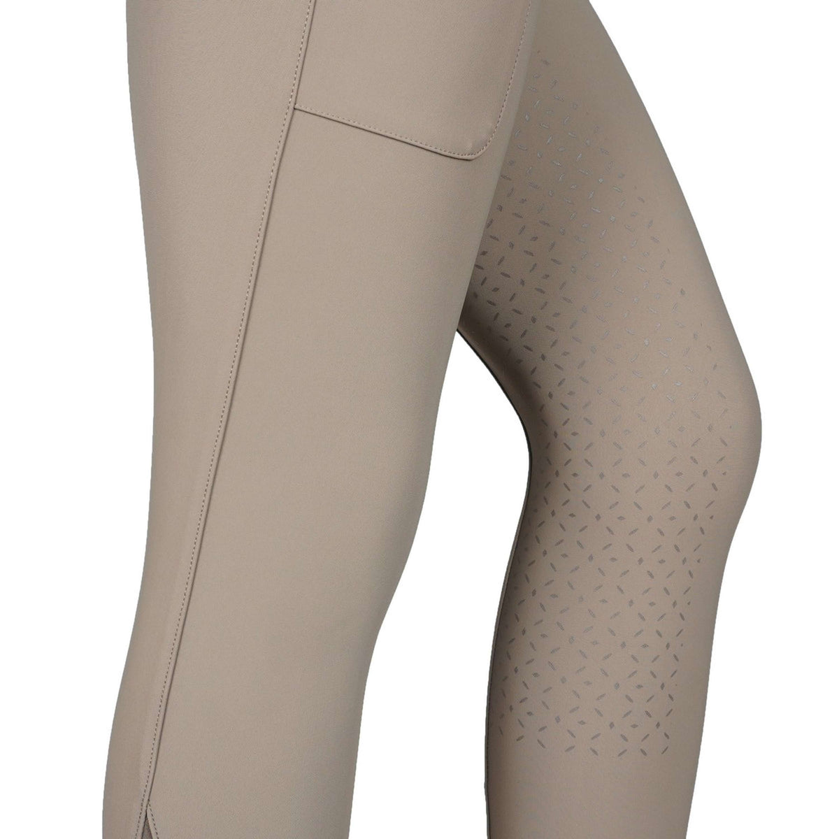 ANKY Pantalon d'Équitation Glance Silicone Fond de Peau Taupe