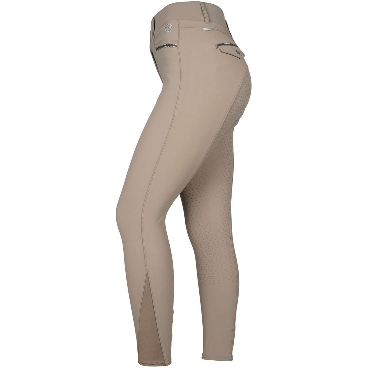 ANKY Pantalon d'Équitation Glance Silicone Fond de Peau Taupe