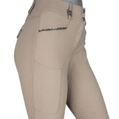 ANKY Pantalon d'Équitation Glance Silicone Fond de Peau Taupe