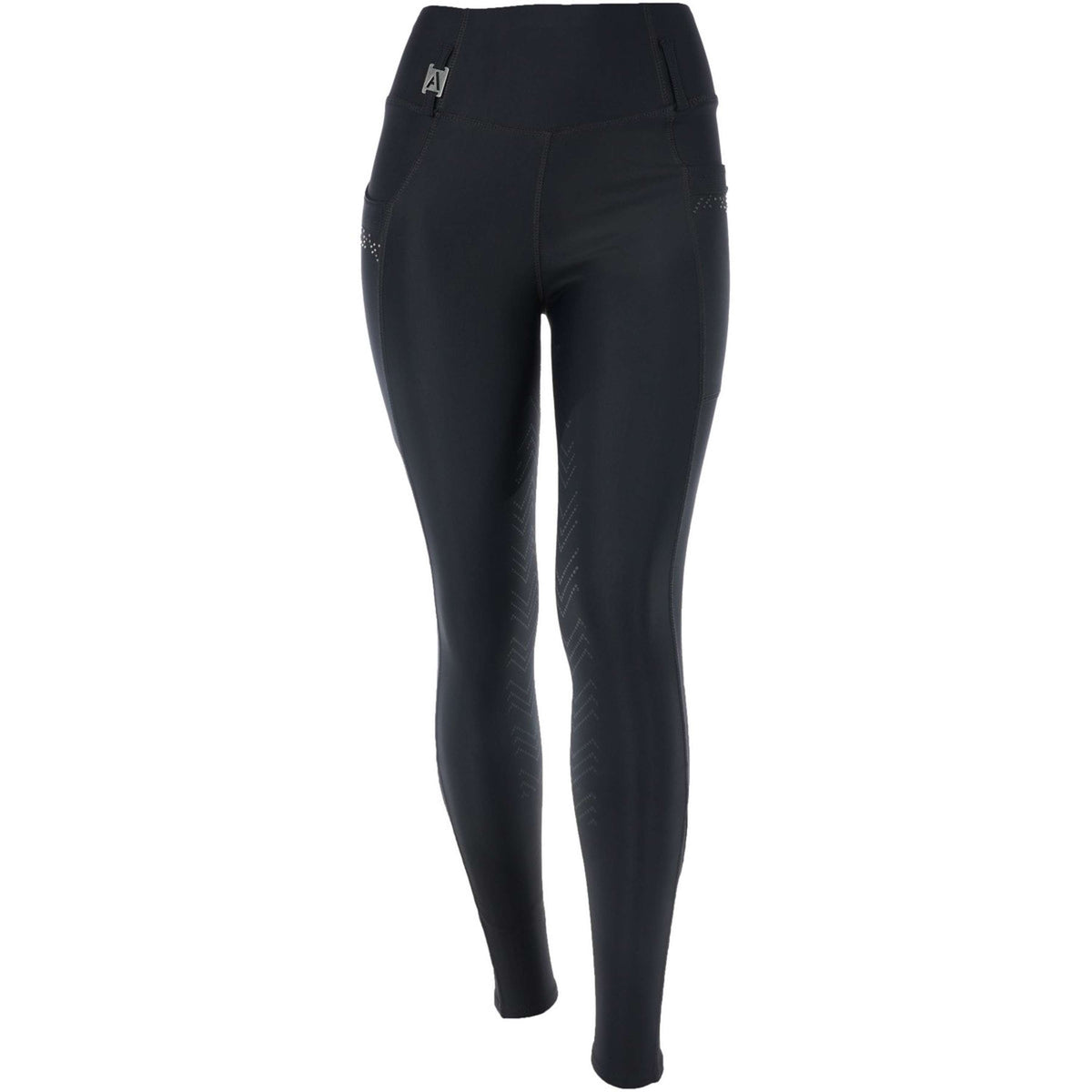 ANKY Legging d'Équitation Trendy C-Wear Silicone Fond de Peau Noir