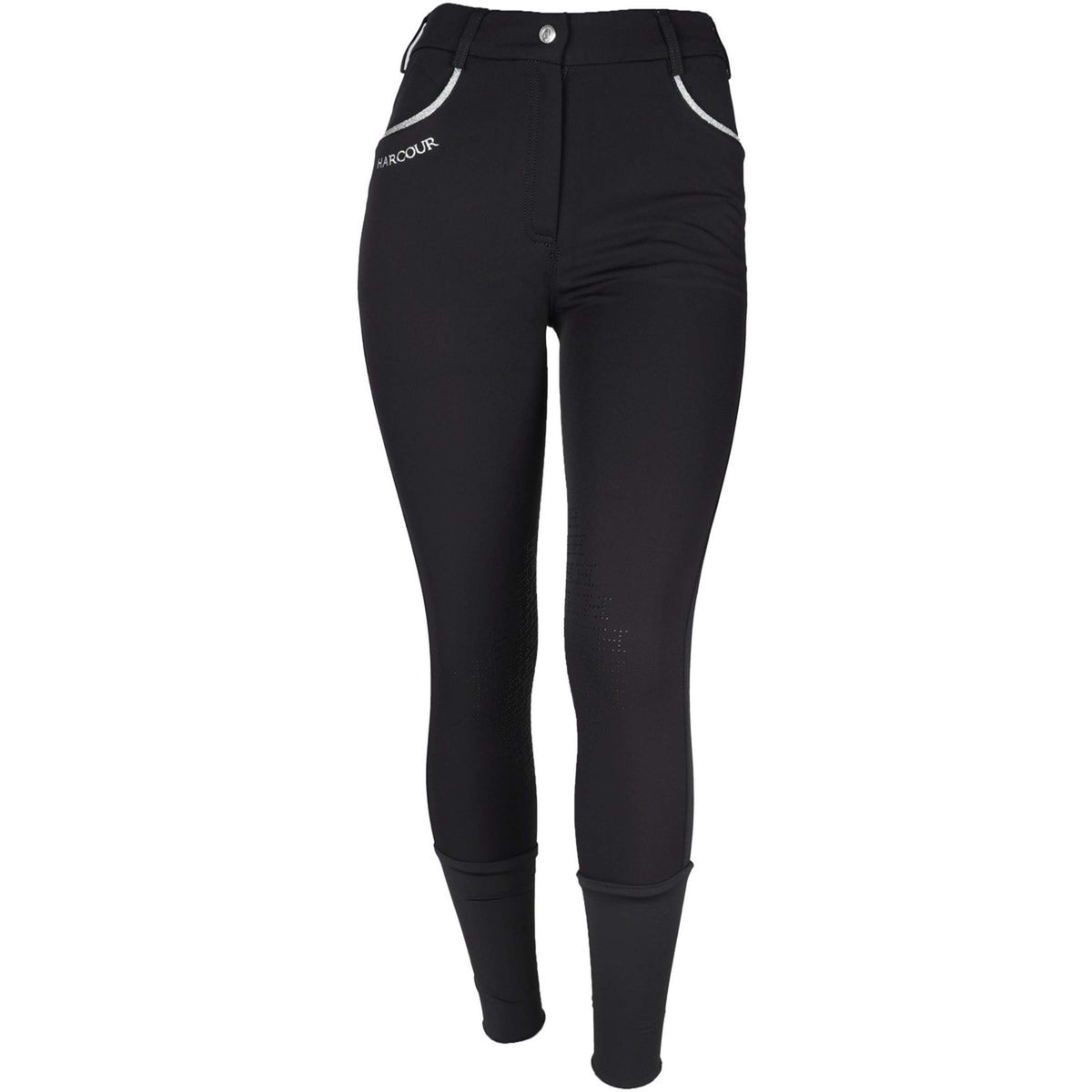 Harcour Pantalon d'Équitation Jaltika Fix System Noir