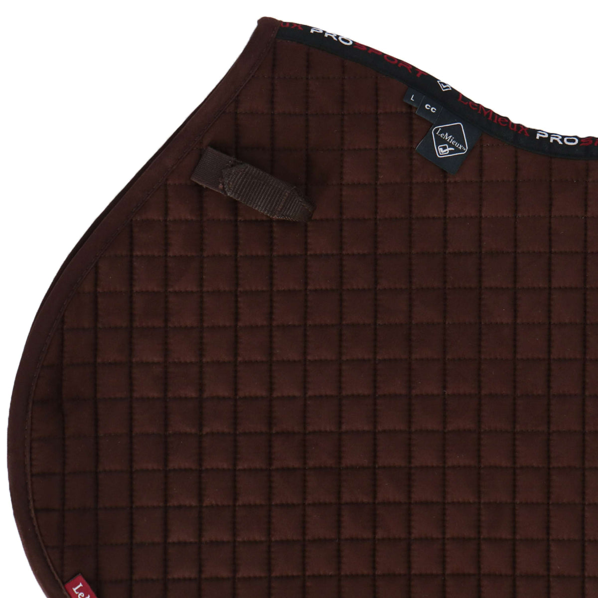 LeMieux Tapis de Selle Square Suede CC Marron