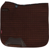 LeMieux Tapis de Selle Square Suede Dressage Marron