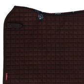 LeMieux Tapis de Selle Square Suede Dressage Marron