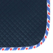 HB Tapis de Selle Drapeau frison Dressage Bleu