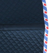 HB Tapis de Selle Drapeau frison Dressage Bleu