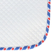 HB Tapis de Selle Drapeau frison Dressage Blanc