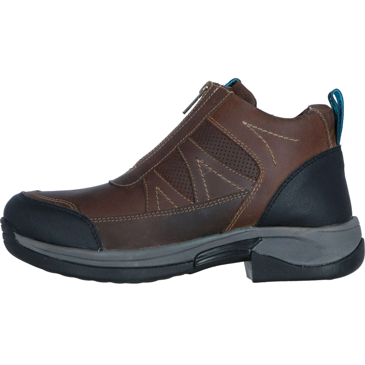 BR Chaussures d'Écurie Cavan-Zip Marron