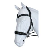 F.R.A. Bridon Glory Hackamore Cuir avec Perles Noir