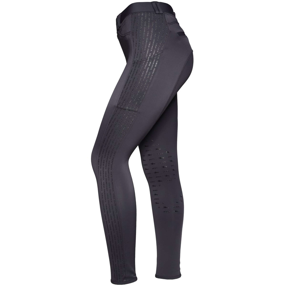 Schockemöhle Legging d'Équitation Sporty Prise de Genou Bleu foncé