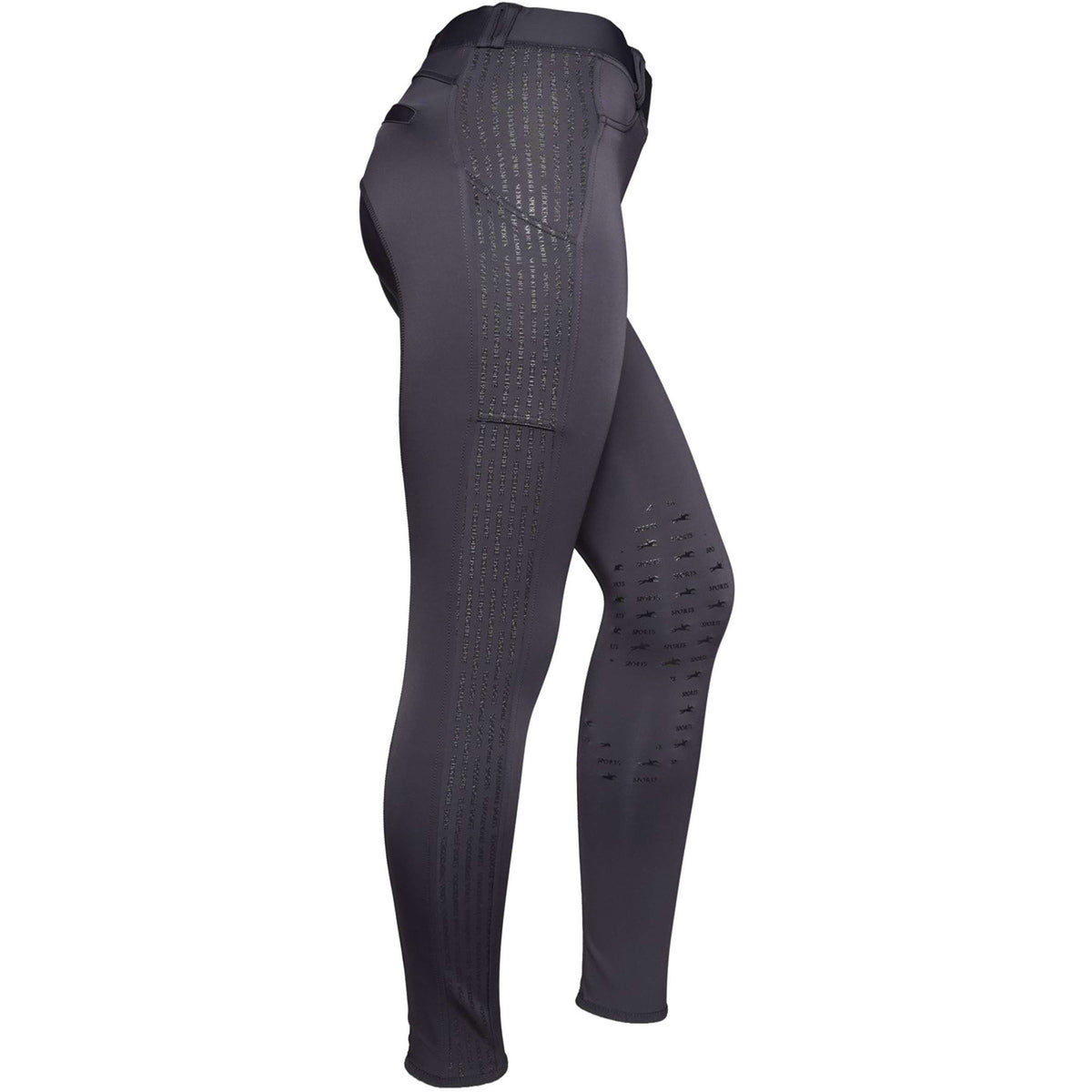 Schockemöhle Legging d'Équitation Sporty Prise de Genou Bleu foncé