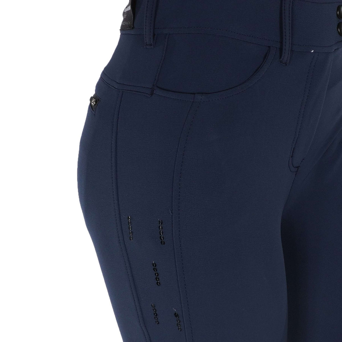 PK International Pantalon d'Équitation Toulouse Prise de Genou Éclipse