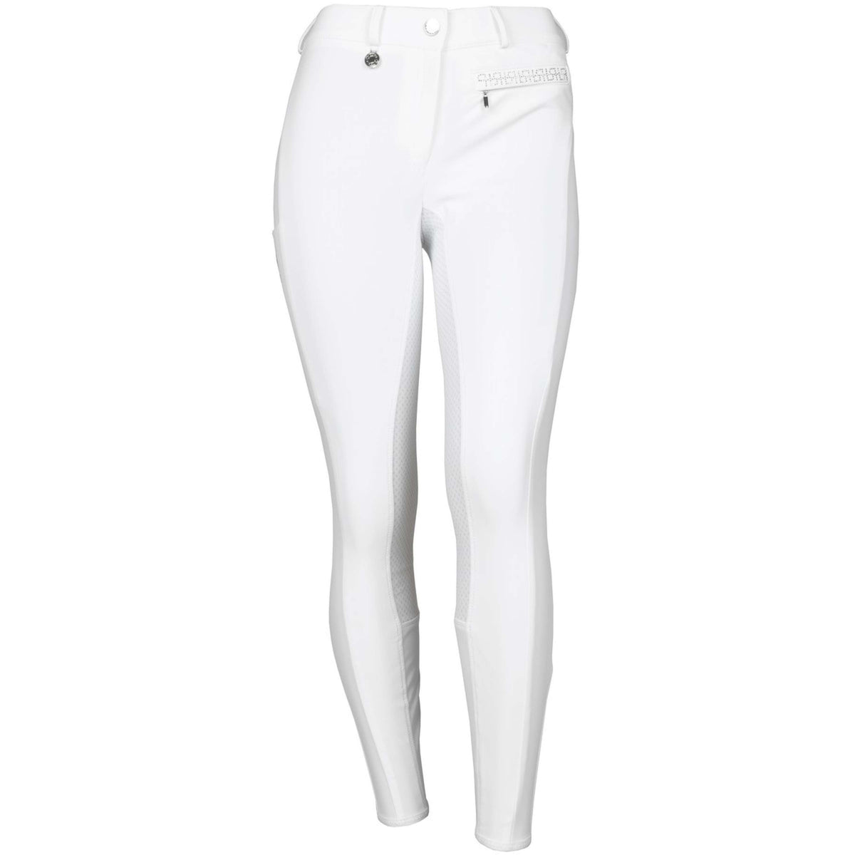 Pikeur Pantalon d'Équitation Vally Full Grip Blanc