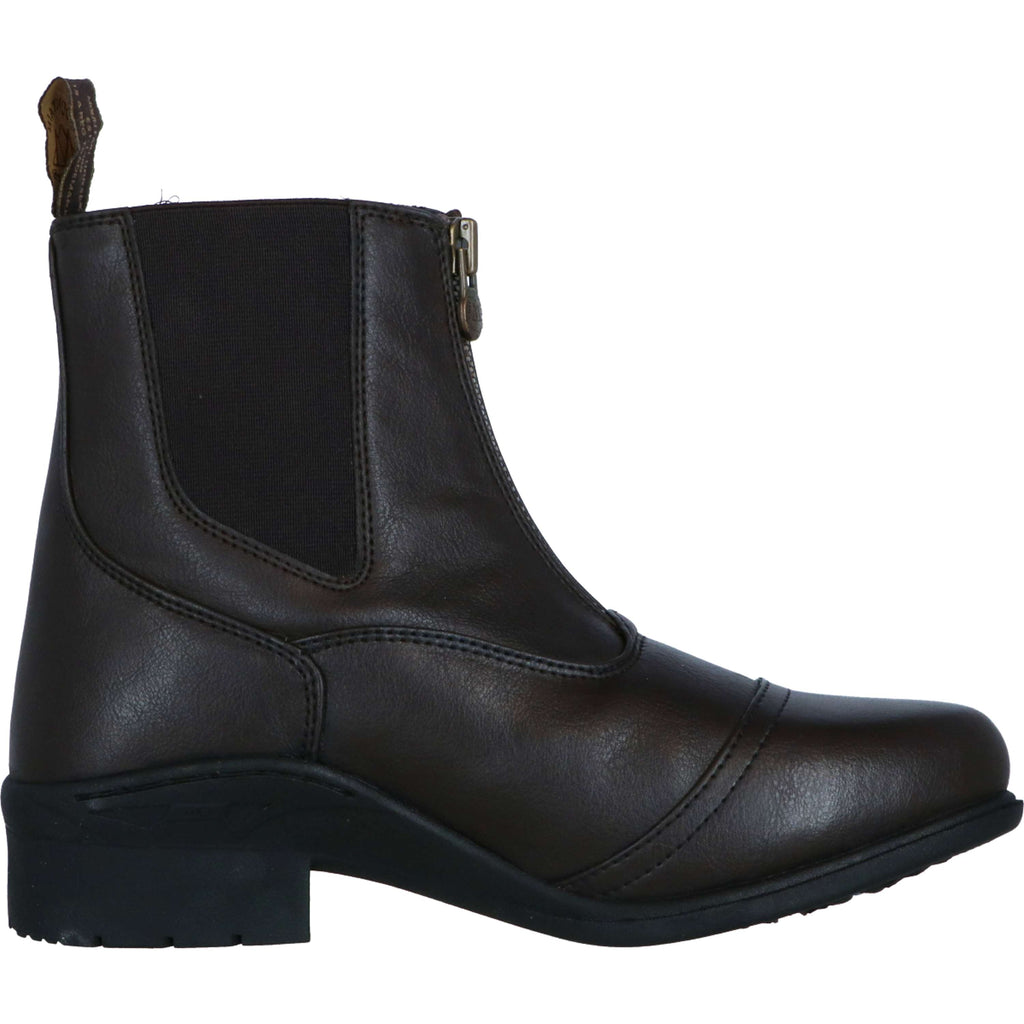 Mountain Horse Jodhpurs Veganza Zip Paddock Marron