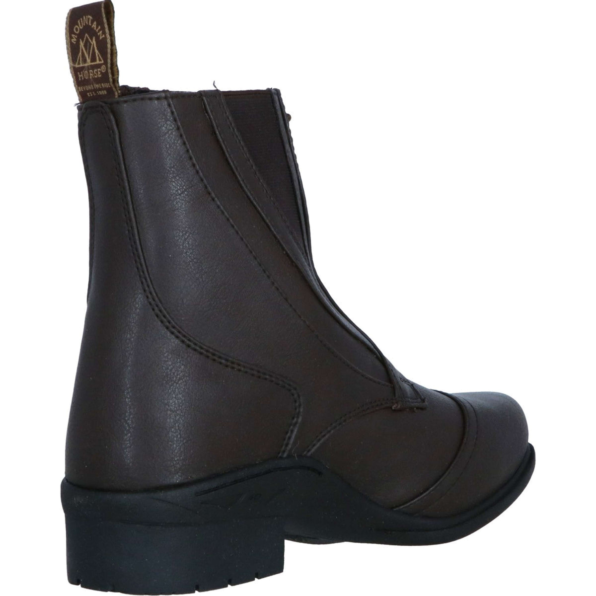 Mountain Horse Jodhpurs Veganza Side Zip Paddock Marron