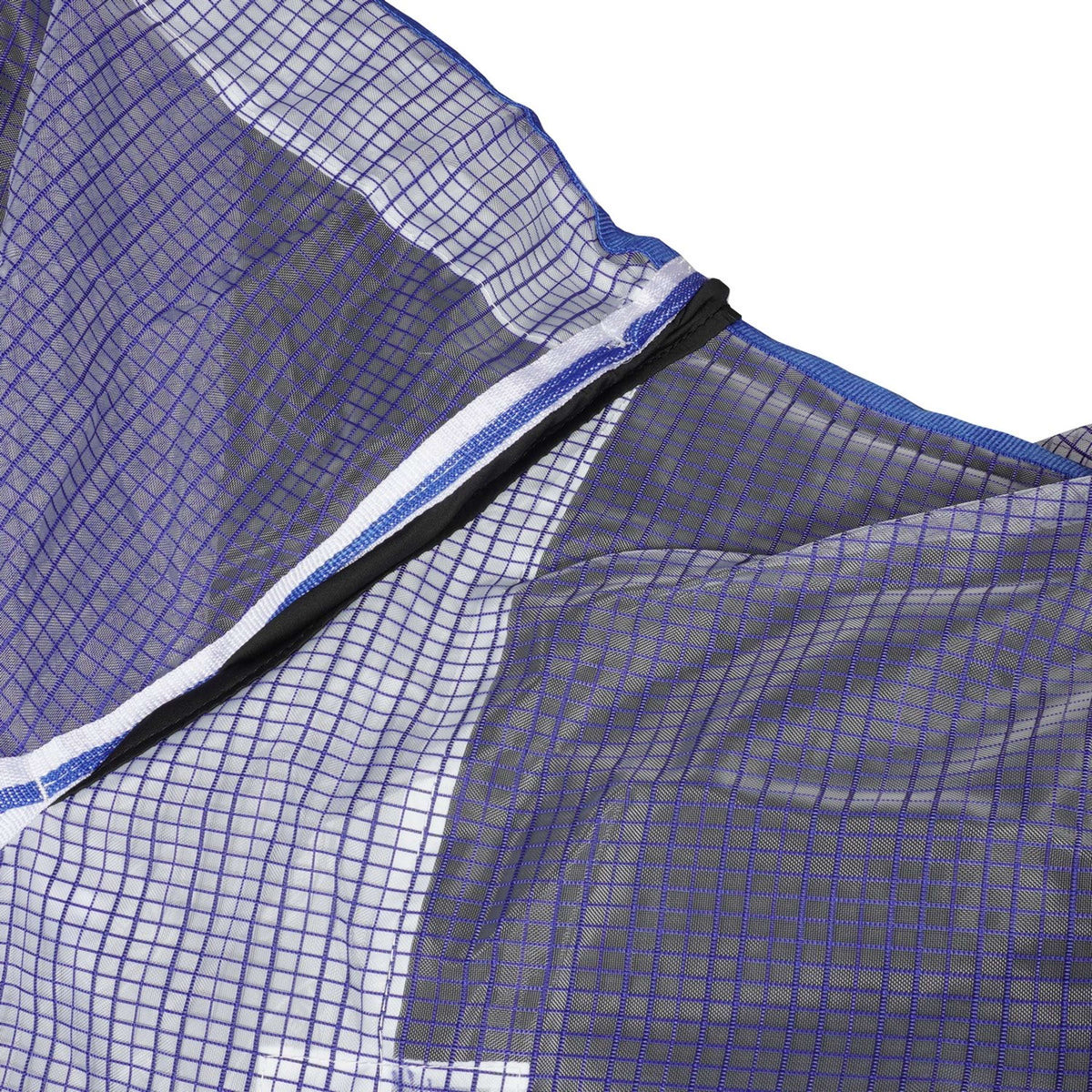 WeatherBeeta Couverture Anti-Mouches ComFiTec Ripshield Plus Combo Neck Blanc/Bleu