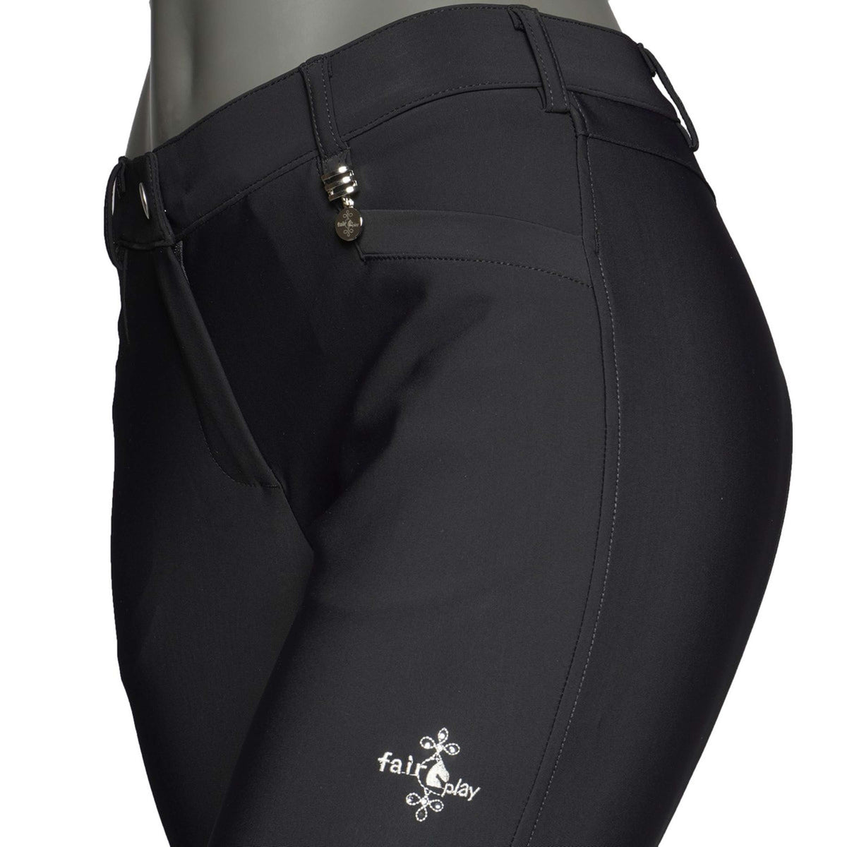 Fair Play Pantalon d'Équitation Johanna Full Grip Noir