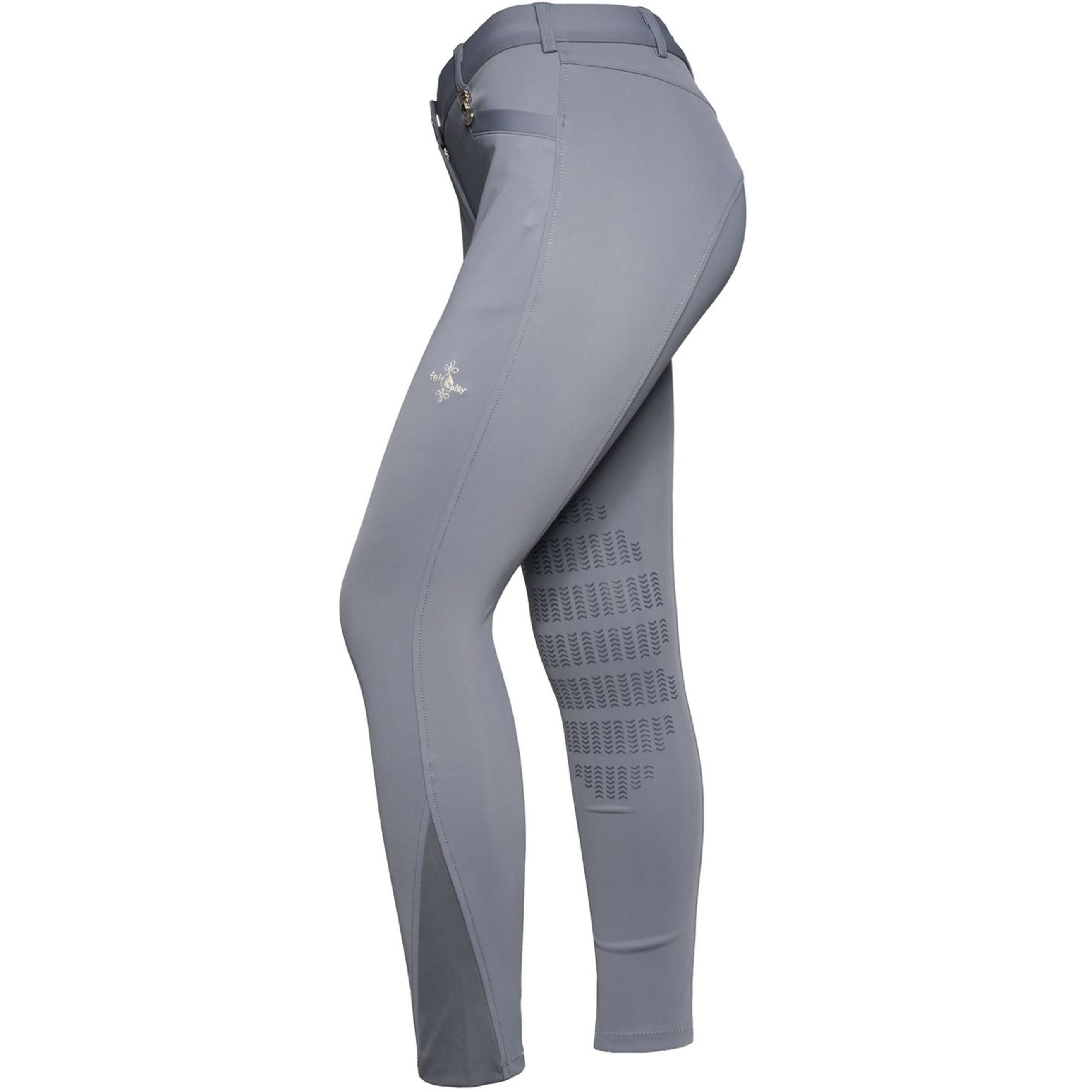 Fair Play Pantalon d'Équitation Johanna Prise de Genou Steel Blue