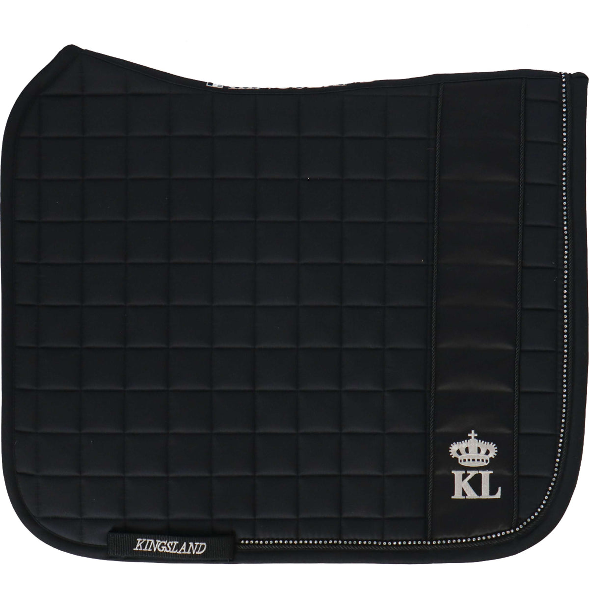 Kingsland Tapis de Selle Classic Diamant Dressage Noir